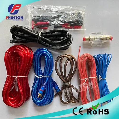 0ga 4ga 8ga Car Audio Cable Amplifiers Complete AMP Installation Wiring Kit 
