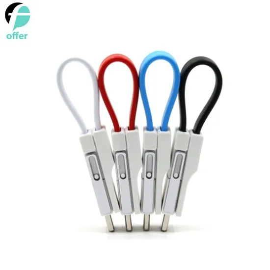 Keychain Charging Cable Magnetic Compatiable Data Line 