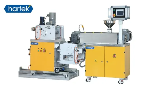 Compact Laboratory Cast Film Line with Data Logging System for Process Optimization 